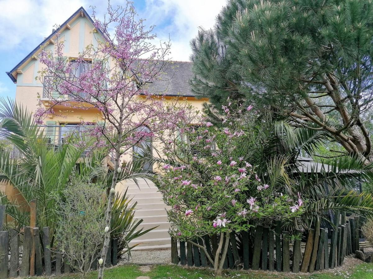 Guest House dans jardin exotique proche d'une voie verte Morlaix Extérieur photo